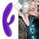 Гнучкий вібратор-кролик FeelzToys &mdash; Lea Rabbit Vibrator Medium Purple з двома моторами SO4431 фото 2