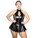 Боді з екошкіри зі спідницею JSY &mdash; P61158 Plus Size Black SX1876 фото 3
