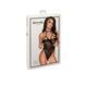 Мереживне боді з відкритим верхом Noir Handmade &mdash; Kissable - Sexy Kiss Body Black SX1959 фото 10