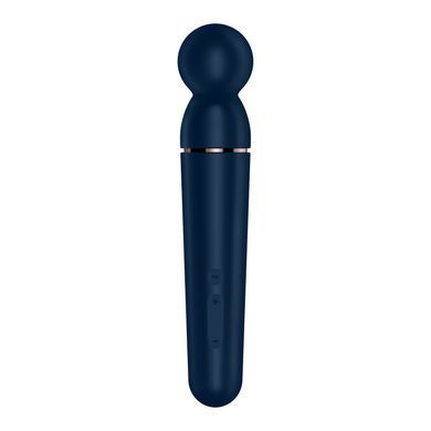 Вібромасажер Satisfyer Planet Wand-er Blue/Rosegold, дуже потужний, бездротовий SO8783 фото