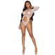 Боді з імітацією топа та стрінгів Leg Avenue &mdash; Top Bodysuit With Thong Back One Size White SO9150 фото 3