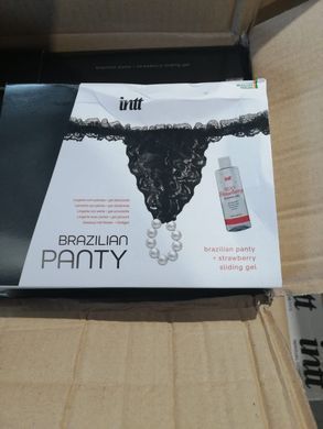 Набір Intt BRAZILIAN PANTY BLACK S-XL (м'ята упаковка!!!) SO7129-R фото