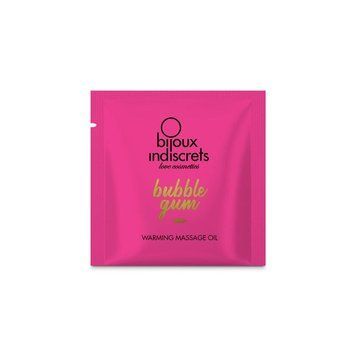 Пробник масажної олії Bijoux Indiscrets Light my Fire &ndash; Strawberry Bubblegum (2 мл) SO9344 фото