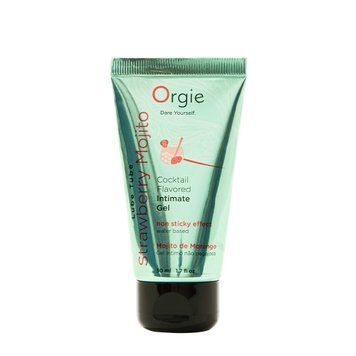 Змазка Orgie Lube Tube &mdash; Strawberry Mojito (50 мл) Полуничний Мохіто SX1520 фото