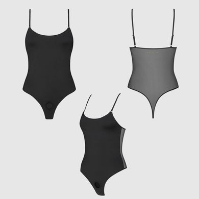 Боді з фіксацією ділдо Strap-On-Me Harness Body Signature - S - Black SX3506 фото