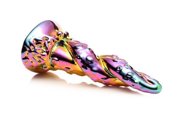 Фентезійний фалоімітатор Creature Cocks Enchanting Rainbow Glass Dildo SX2223 фото