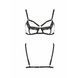 Бюстгальтер-стрепи з мереживом Passion Exclusive SOLON BRA L/XL, black PS28001 фото 5