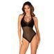 Напіврозоре боді Obsessive &mdash; Medilla Teddy Black SO9047 фото 1