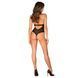 Напіврозоре боді Obsessive &mdash; Medilla Teddy Black SO9047 фото 4