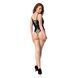 Еротичне боді з імітацією шнурівки Passion &mdash; Kristeen Body Black SX1925 фото 4