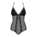 Сітчасте боді з відкритими сідницями Obsessive &mdash; 841-TED-1 Teddy Black SO7185 фото 5