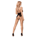 Сітчасте боді з відкритими сідницями Obsessive &mdash; 841-TED-1 Teddy Black SO7185 фото 4
