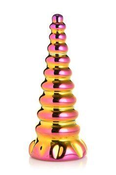 Фентезійний фалоімітатор Creature Cocks Twilight Rainbow Glass Dildo SX2224 фото