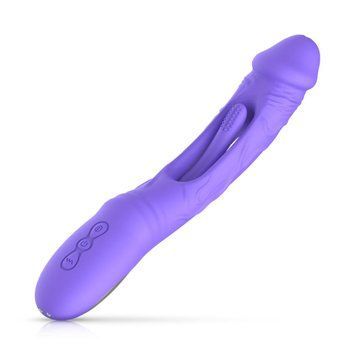 Вібратор Good Vibes Only &mdash; Flax Vibrating Dildo with G-Spot Stimulator SX3064 фото