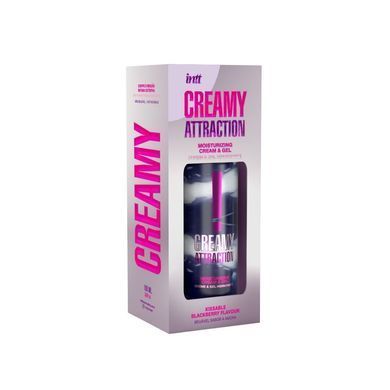Зволожувальний крем-гель 2в1 Intt Creamy Attraction Blackberry 100мл (м'ята упаковка!!!) SX2658-R фото