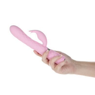 Вібратор-кролик Pillow Talk &mdash; Lively Pink з ротацією та вібрацією, потрійним відростком та кристалом Сваровські SO6856 фото