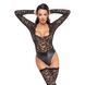Мереживне боді з довгими рукавами Noir Handmade &mdash; F296 Psyche Black SX0213 фото 4