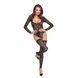 Мереживне боді з довгими рукавами Noir Handmade &mdash; F296 Psyche Black SX0213 фото 5