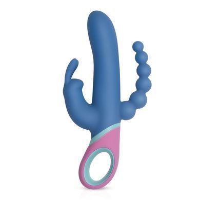Вібратор-кролик PMV20 Vice &mdash; Double Vibrator з ротацією и анальним стимулятором SO4430 фото