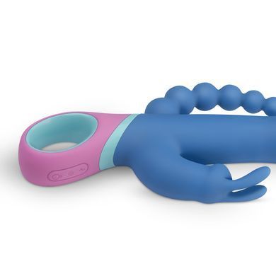 Вібратор-кролик PMV20 Vice &mdash; Double Vibrator з ротацією и анальним стимулятором SO4430 фото