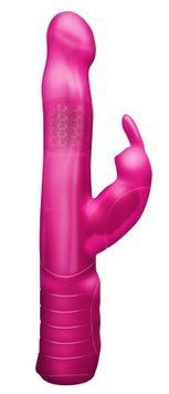 Вібратор-кролик Dorcel &mdash; Baby Rabbit Pink з перлинним масажем і головкою, що обертається MD0555 фото