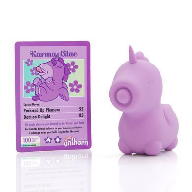 Вібратор-єдиноріжка Unihorn &ndash; Karma Lilac, з пульсацією SX2867 фото