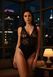 Боді Passion EVALIE BODY black L SX2918 фото 11