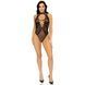 Мереживне боді Leg Avenue &mdash; Net And Lace Halter Bodysuit One Size Black SO7898 фото 6