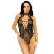 Мереживне боді Leg Avenue &mdash; Net And Lace Halter Bodysuit One Size Black SO7898 фото 3