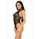 Мереживне боді Leg Avenue &mdash; Net And Lace Halter Bodysuit One Size Black SO7898 фото 5