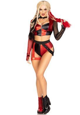 Еротичний костюм Leg Avenue Crime Spree Sweetie Costume M, топ, шорти SO9205 фото