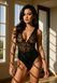 Боді Passion EVALIE BODY black M SX2919 фото 8