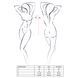 Боді монокіні з відкритим верхом Passion &mdash; Adara Body Black EL10101 фото 2