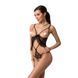 Боді монокіні з відкритими грудьми Passion JUSTINA BODY XXL/XXXL, black EL15403 фото 1