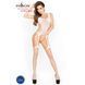 Бодістокінг Passion BS019 white, комбінезон, імітація панчіх і пояса PBS019W фото 2