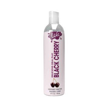 Змазка Wet Oral Play &mdash; Black Cherry (118 мл) Черешня SO9887 фото