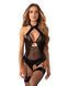 Боді Obsessive Dominna crotchless teddy S/M SX3561 фото 1