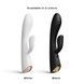 Вібратор-кролик Dorcel &mdash; FLEXI RABBIT WHITE, гнучкий стовбур з підігрівом  SO6817 фото 6