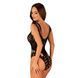 Сітчасте боді з відкритим доступом Obsessive &mdash; B139 Crotchless Teddy One Size Black SO8161 фото 2