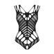 Сітчасте боді з відкритим доступом Obsessive &mdash; B139 Crotchless Teddy One Size Black SO8161 фото 3
