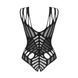 Сітчасте боді з відкритим доступом Obsessive &mdash; B139 Crotchless Teddy One Size Black SO8161 фото 4