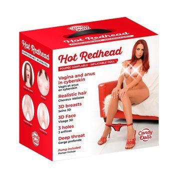 Надувна лялька Candy Dolls Hot Redhead (м'ята упаковка!!!) SX2159-R фото