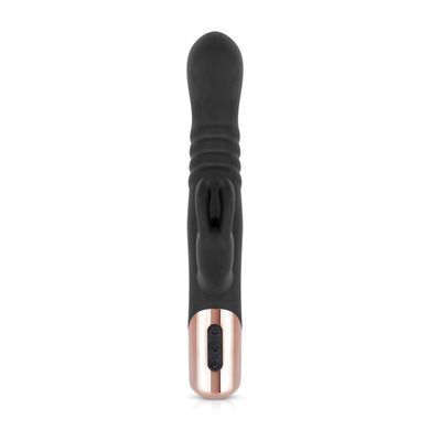 Вібратор-кролик Rosy Gold &mdash; Rabbit Vibrator with thrusting function - Black SX3069 фото