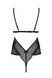 Боді з мереживним ліфом Passion &mdash; Amberly Body Black SX0455 фото 4