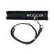Нашийник із повідцем Punishment - Crystal Collar & Leash - Black SX2228 фото 1