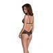 Боді з мереживним ліфом Passion &mdash; Amberly Body Black SX0455 фото 2