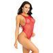 Боді з великої сітки Leg Avenue &mdash; Net Snap Crotch Tank Bodysuit One Size Red SX1708 фото 3