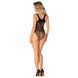 Сітчасте боді з відкритим доступом Obsessive &mdash; B336 Crotchless Teddy One Size Black SO9755 фото 4