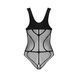 Сітчасте боді з відкритим доступом Obsessive &mdash; B336 Crotchless Teddy One Size Black SO9755 фото 6