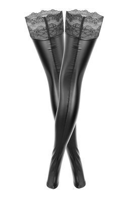 Панчохи з мокрим ефектом Noir Handmade F135 Powerwetlook stockings, L, без мисків SX0019 фото